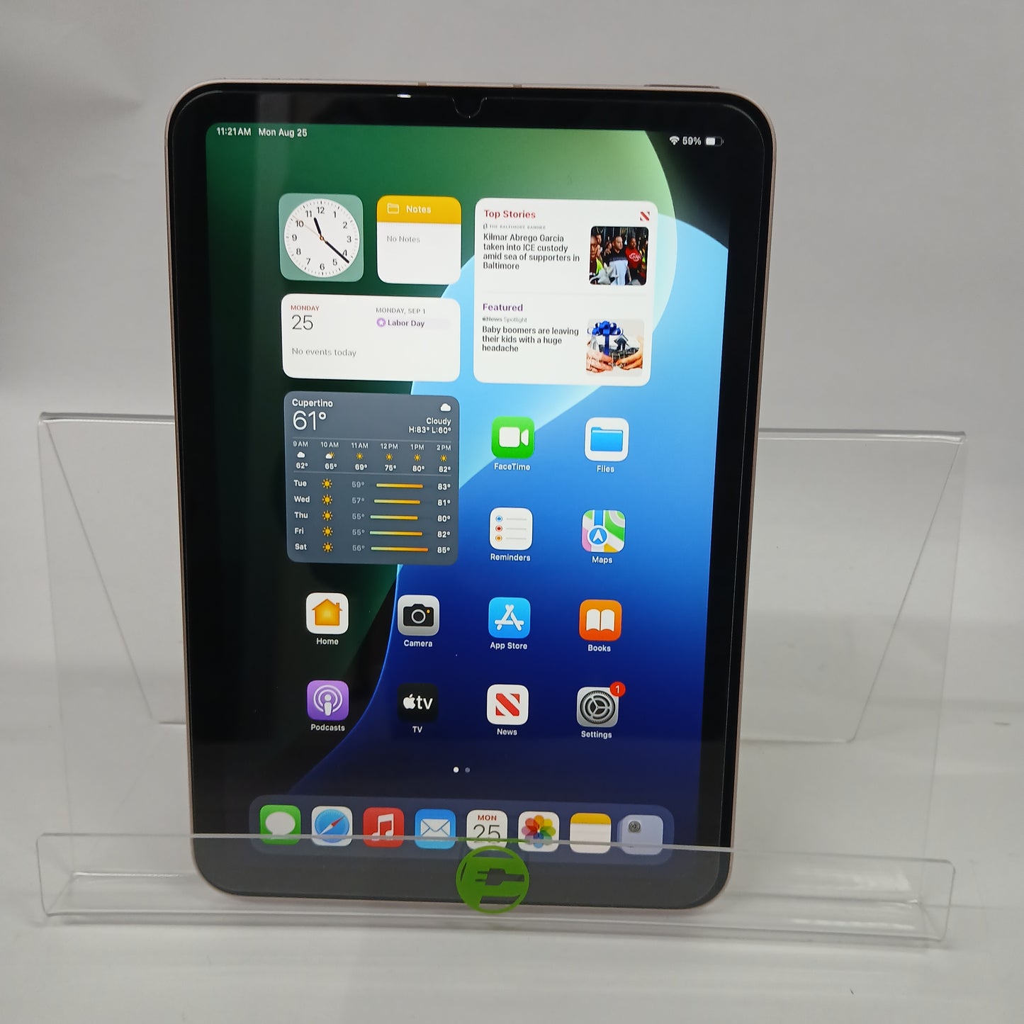 Unlocked Apple iPad Mini 6th Gen 64GB Pink MLX43LL/A