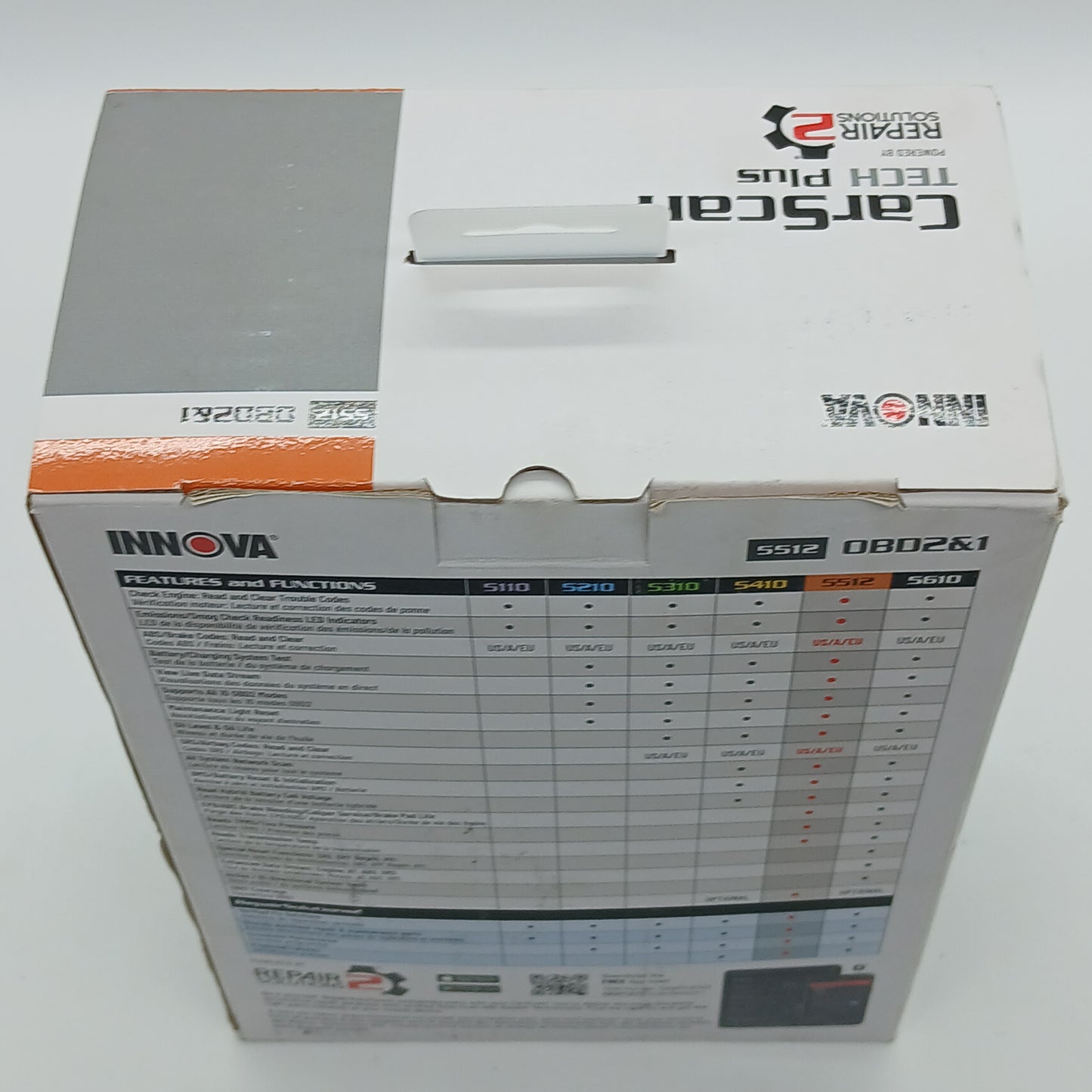 Innova OBDII Scanner 5512 ABS Brake Bleeding, Transmission Temp, TPMS