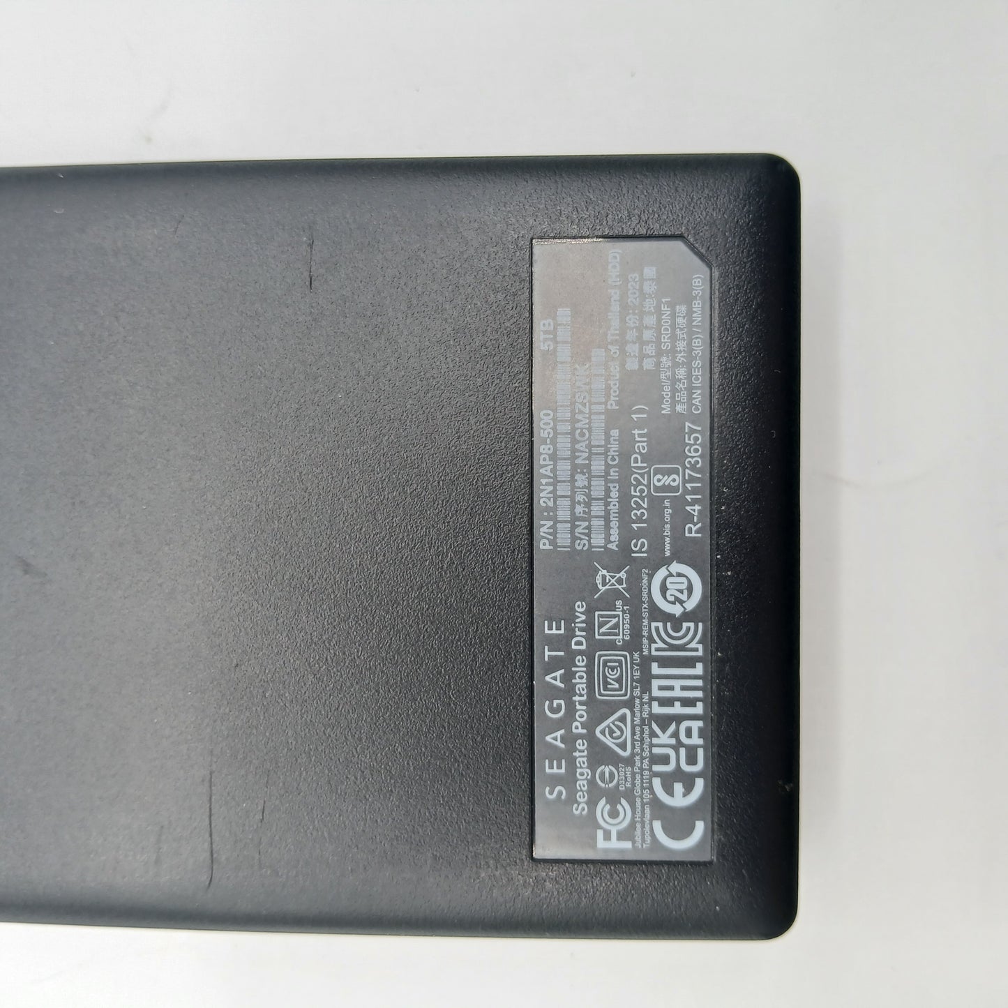 Seagate 2.5" 2N1AP8-500 5TB USB 3.0 HDD 2N1AP8-500
