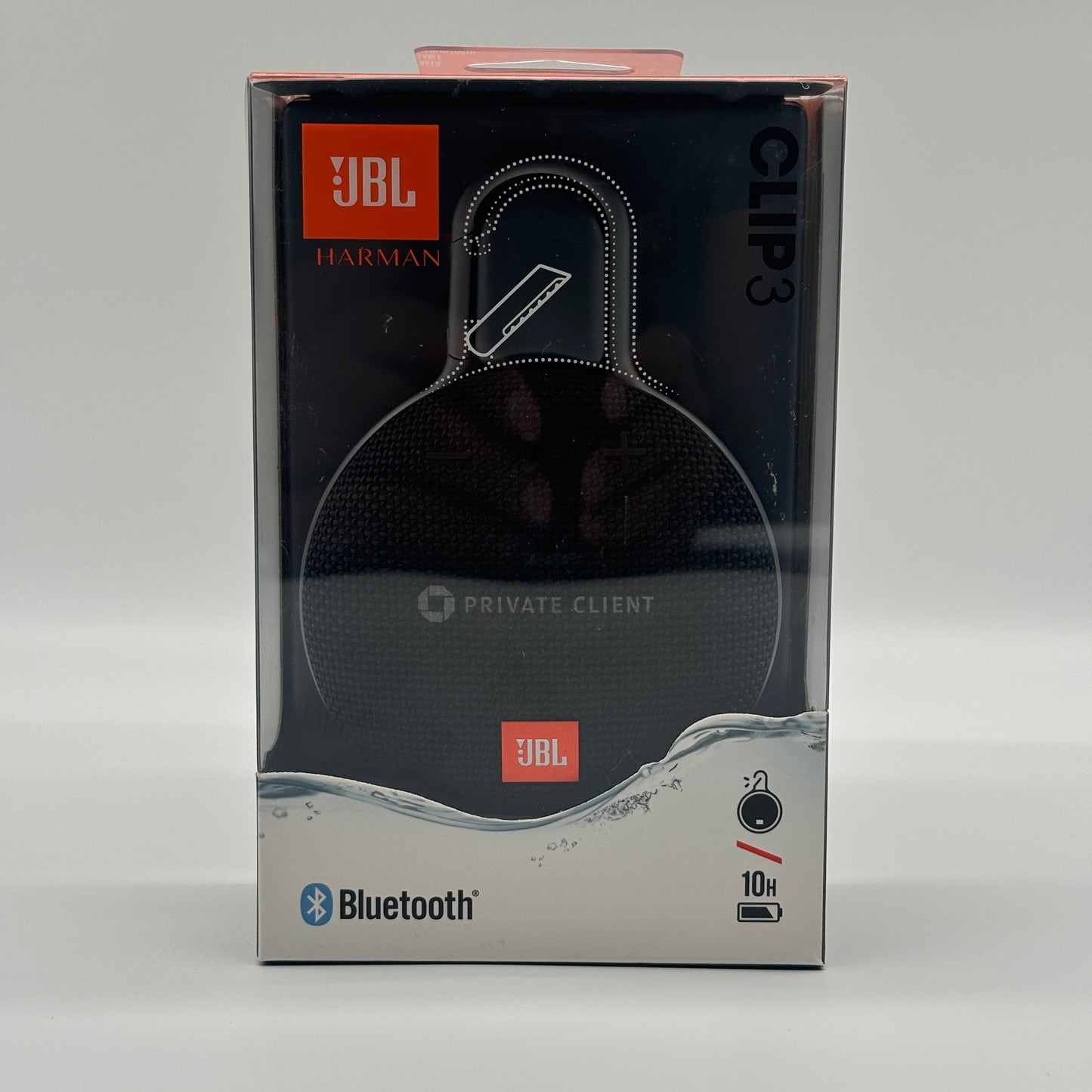 New JBL Clip 3 Portable Wireless Bluetooth Speaker Black JBLCLIP3BLK