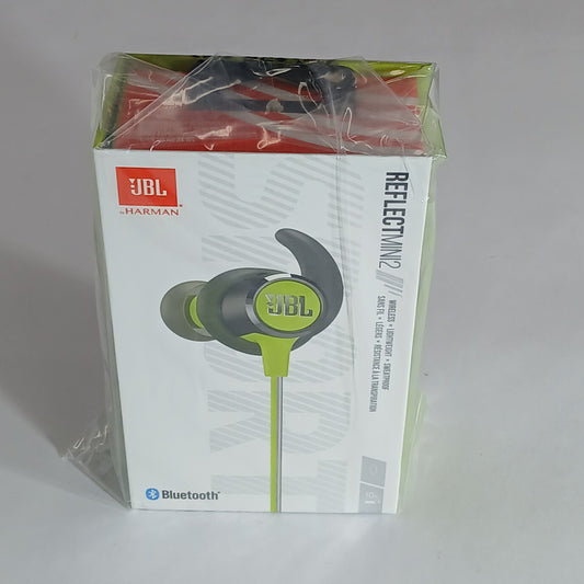 New JBL Reflect Mini 2 Wireless Bluetooth Earbuds Black JBLREFMINI2GRN