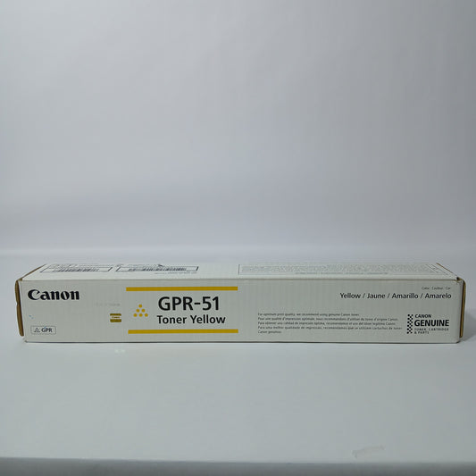 New Canon GPR-51 Yellow Ink Cartridge