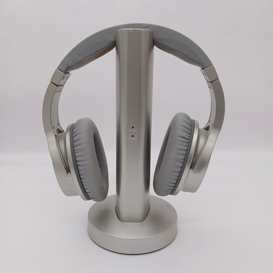 Sharper Image TV Wireless Headphones Silver 206077