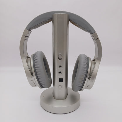 Sharper Image TV Wireless Headphones Silver 206077