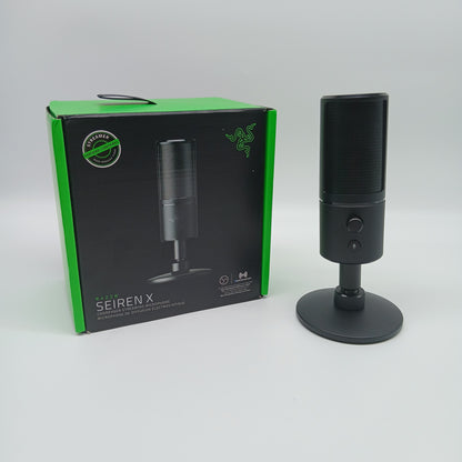 Razer Seiren X 20 Hz - 20 kHz USB Microphone RZ19-0229 e.g, with extras