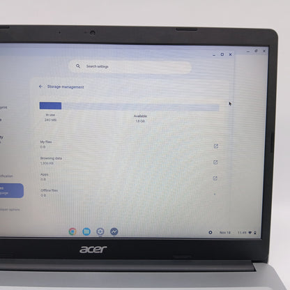 Acer Chromebook CB315-3H N19W3 15.6" Celeron N4020 1.10GHz 4GB RAM 64GB