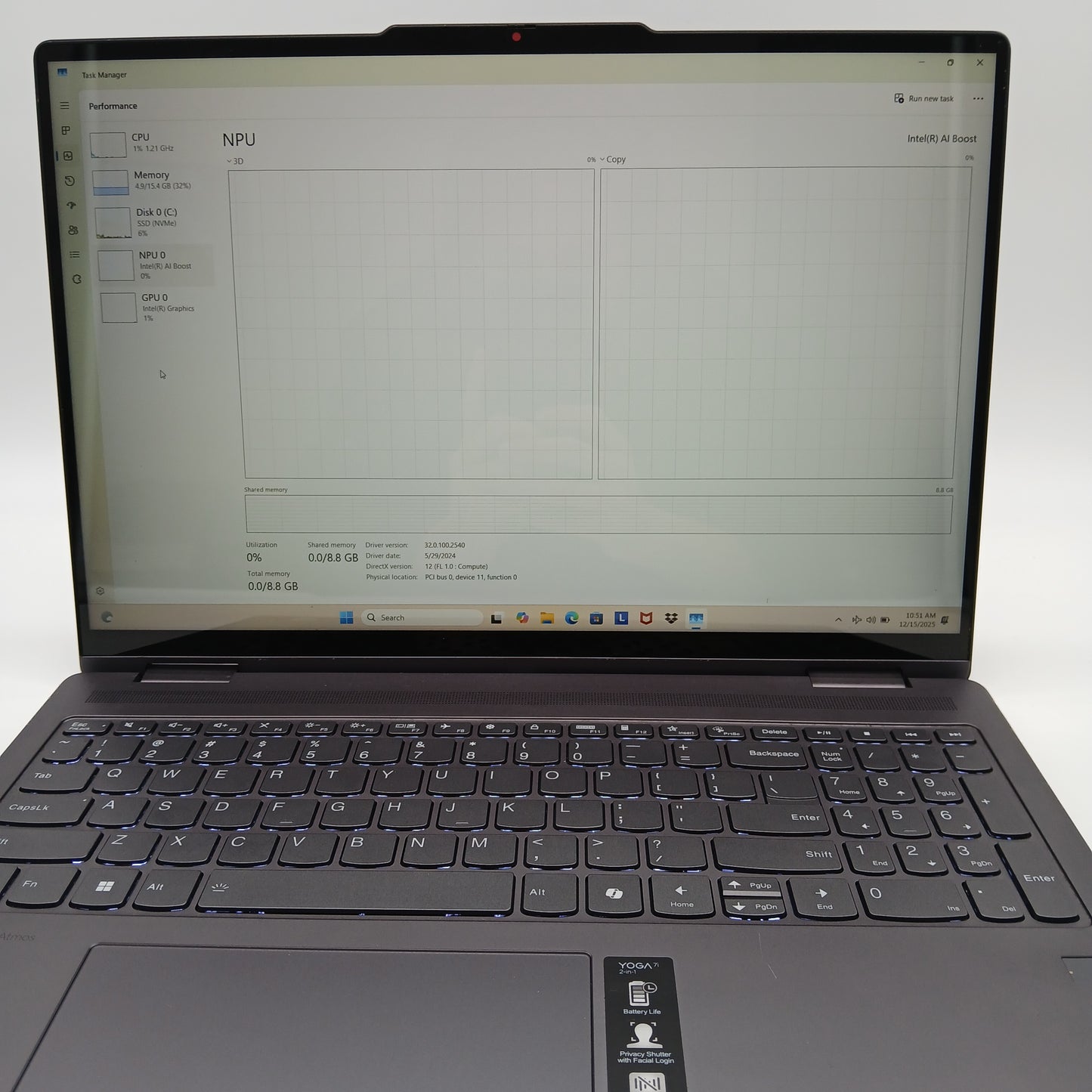 Lenovo Yoga 7 2-in-1 14" Core Ultra 7 155U 1.7GHz 16GB RAM 1TB SSD