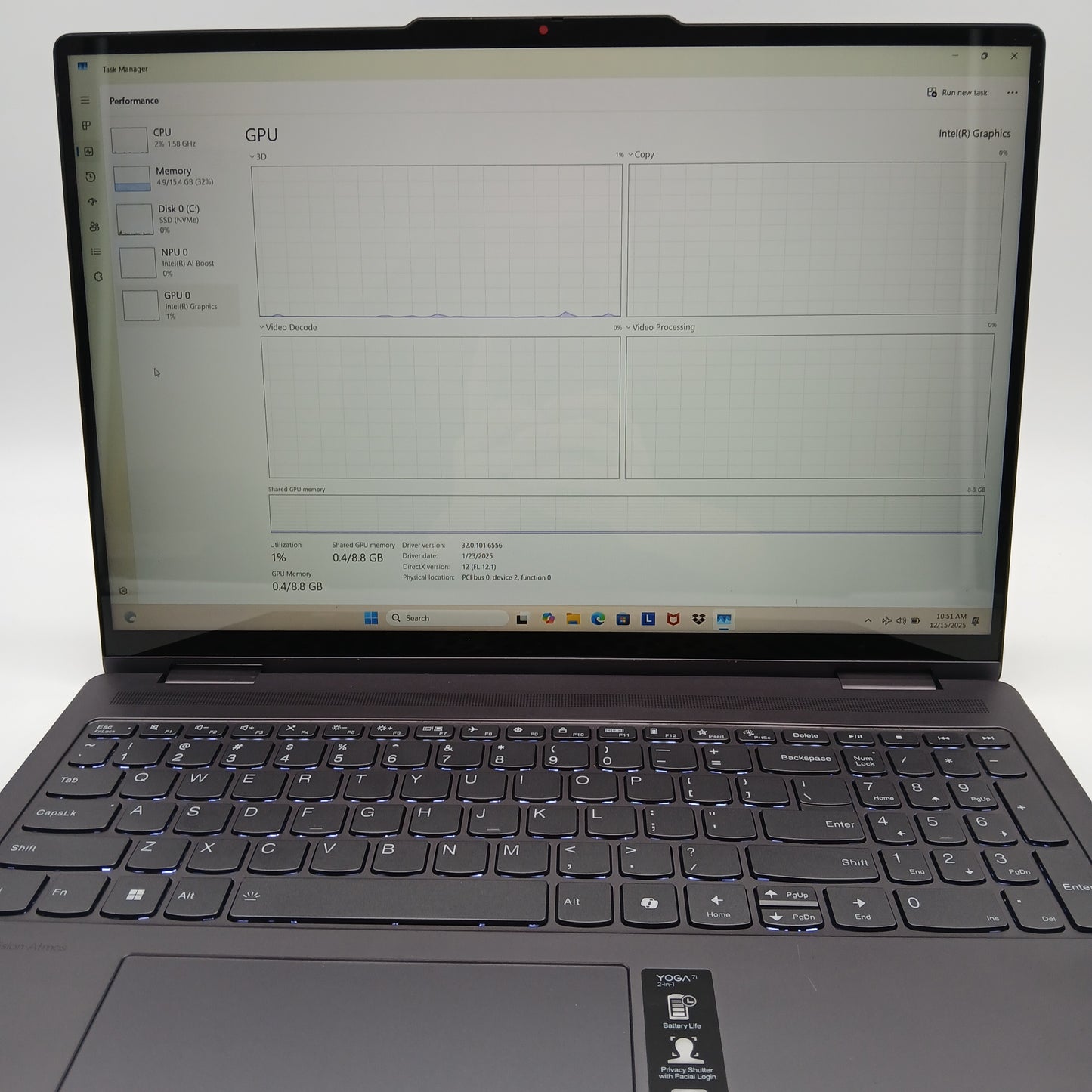 Lenovo Yoga 7 2-in-1 14" Core Ultra 7 155U 1.7GHz 16GB RAM 1TB SSD