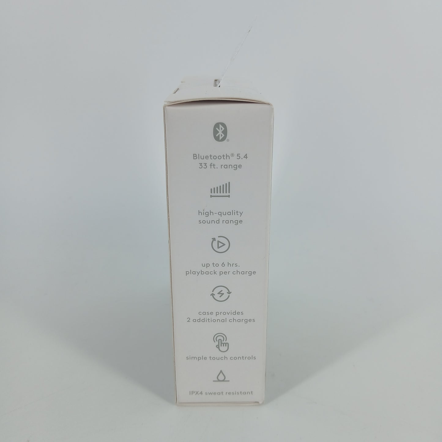 New Heyday True Wireless Wireless Bluetooth Earbuds Blue & White Plaid